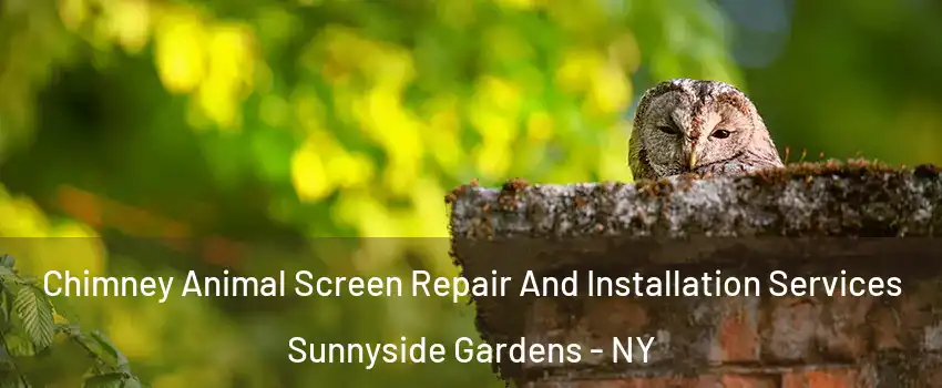 Chimney Animal Screen Repair And Installation Services Sunnyside Gardens - NY