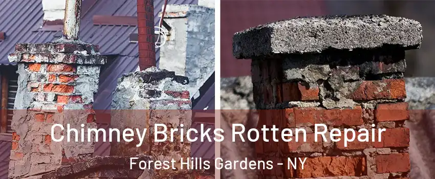 Chimney Bricks Rotten Repair Forest Hills Gardens - NY