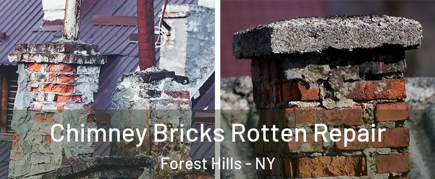 Chimney Bricks Rotten Repair Forest Hills - NY