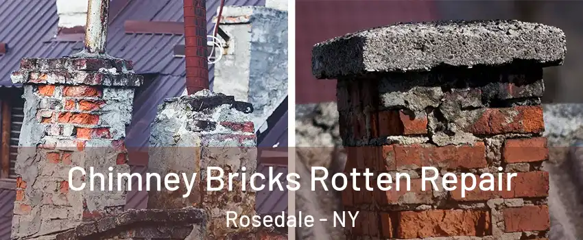 Chimney Bricks Rotten Repair Rosedale - NY