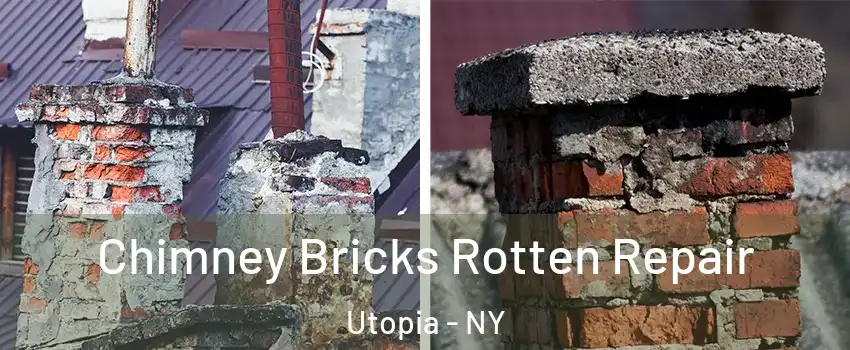 Chimney Bricks Rotten Repair Utopia - NY