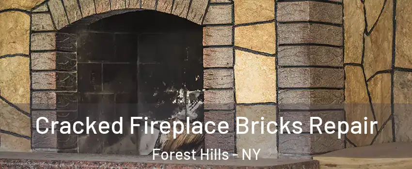 Cracked Fireplace Bricks Repair Forest Hills - NY