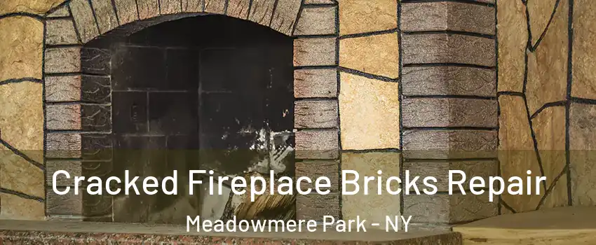 Cracked Fireplace Bricks Repair Meadowmere Park - NY