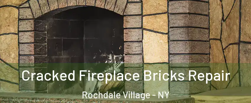 Cracked Fireplace Bricks Repair Rochdale Village - NY
