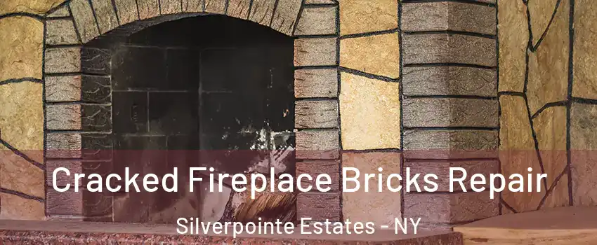 Cracked Fireplace Bricks Repair Silverpointe Estates - NY