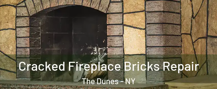 Cracked Fireplace Bricks Repair The Dunes - NY