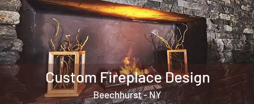Custom Fireplace Design Beechhurst - NY