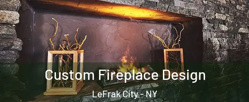 Custom Fireplace Design LeFrak City - NY