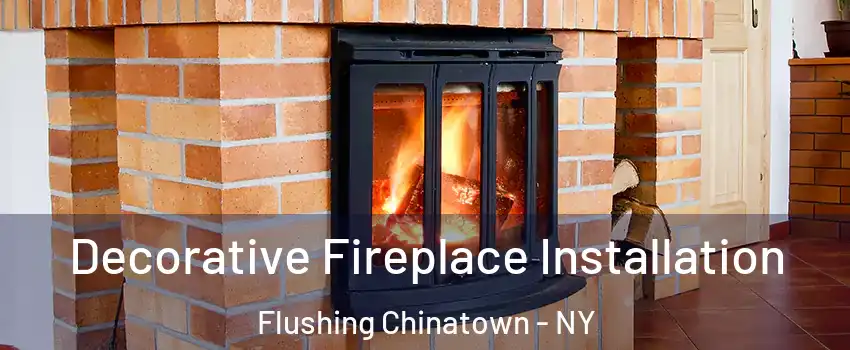 Decorative Fireplace Installation Flushing Chinatown - NY