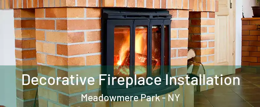 Decorative Fireplace Installation Meadowmere Park - NY