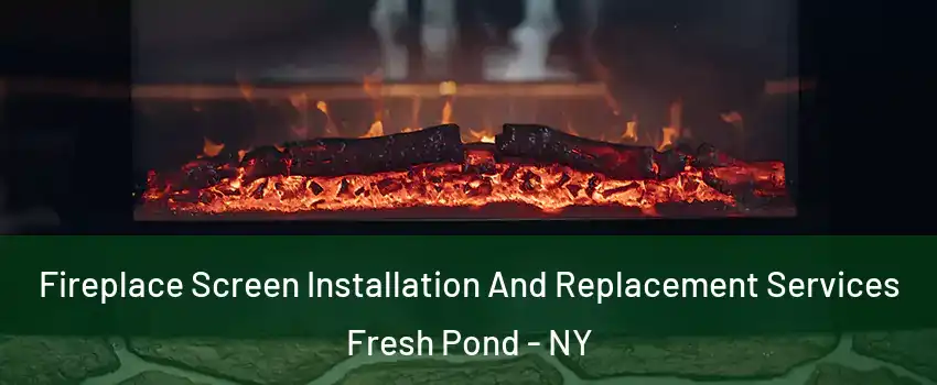 Fireplace Screen Installation And Replacement Services Fresh Pond - NY