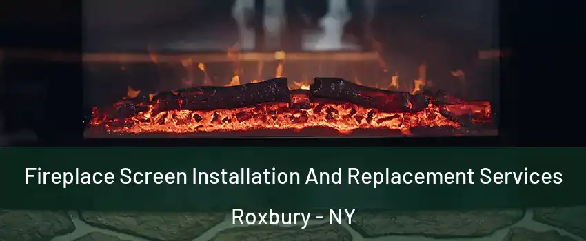 Fireplace Screen Installation And Replacement Services Roxbury - NY