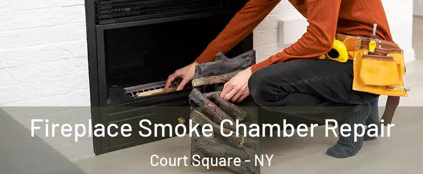 Fireplace Smoke Chamber Repair Court Square - NY