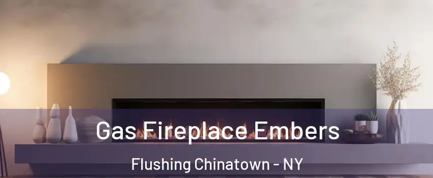 Gas Fireplace Embers Flushing Chinatown - NY