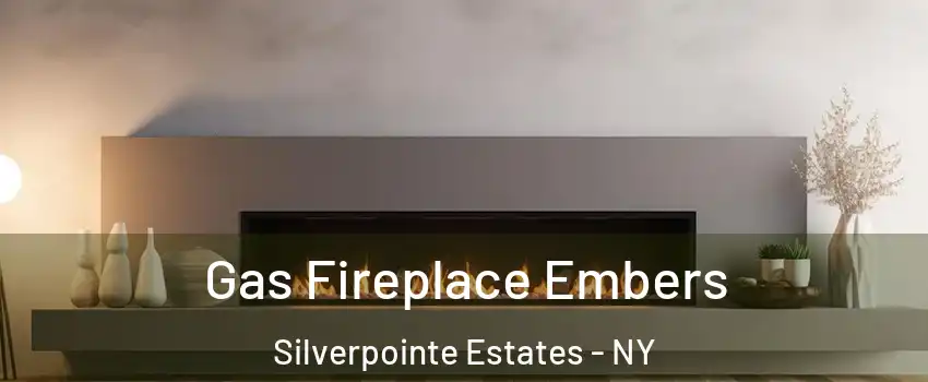 Gas Fireplace Embers Silverpointe Estates - NY