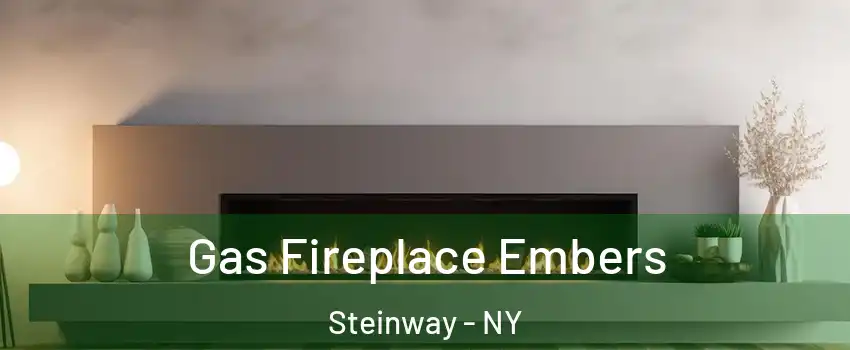 Gas Fireplace Embers Steinway - NY