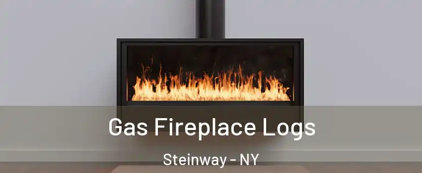 Gas Fireplace Logs Steinway - NY