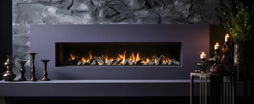 Ember Bed for Ventless Gas Fireplace in Corona, NY