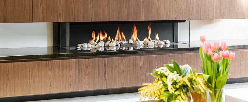 Double-height Fireplace Design Refurbishment in Middle Village, New York