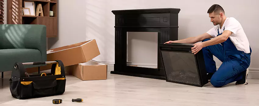 Old Rusted Metal Fireplace Repair And Replacement in Maspeth, NY
