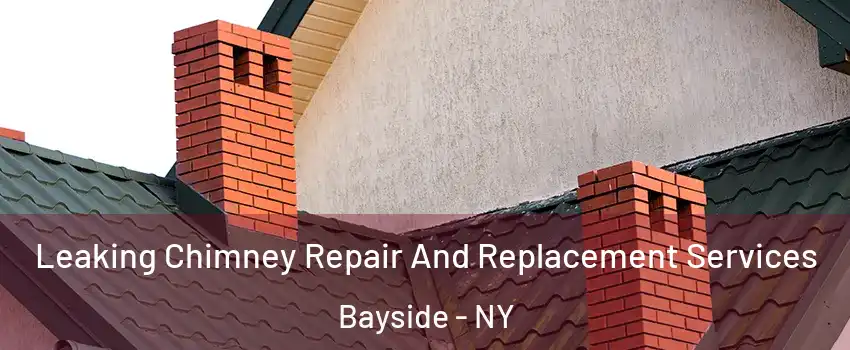 Leaking Chimney Repair And Replacement Services Bayside - NY