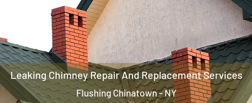 Leaking Chimney Repair And Replacement Services Flushing Chinatown - NY