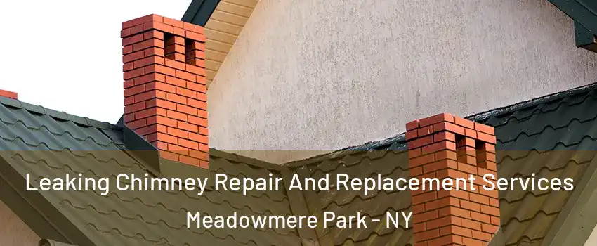 Leaking Chimney Repair And Replacement Services Meadowmere Park - NY