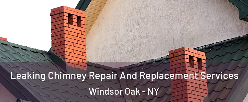 Leaking Chimney Repair And Replacement Services Windsor Oak - NY