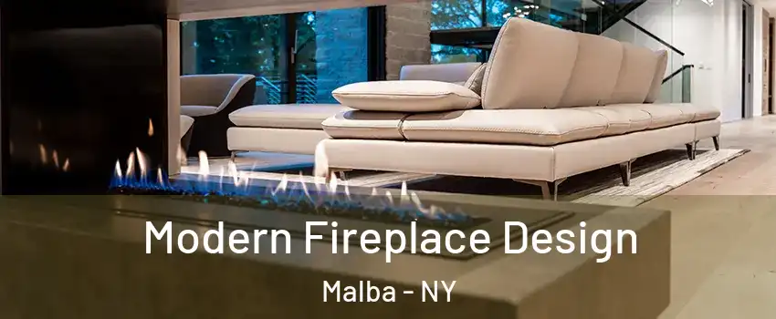 Modern Fireplace Design Malba - NY