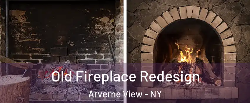 Old Fireplace Redesign Arverne View - NY