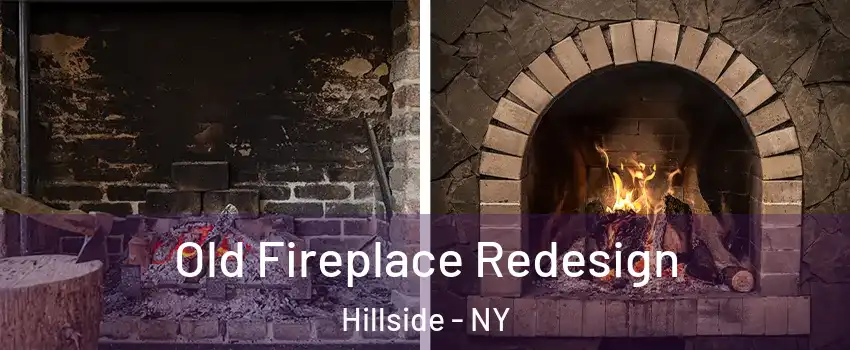 Old Fireplace Redesign Hillside - NY