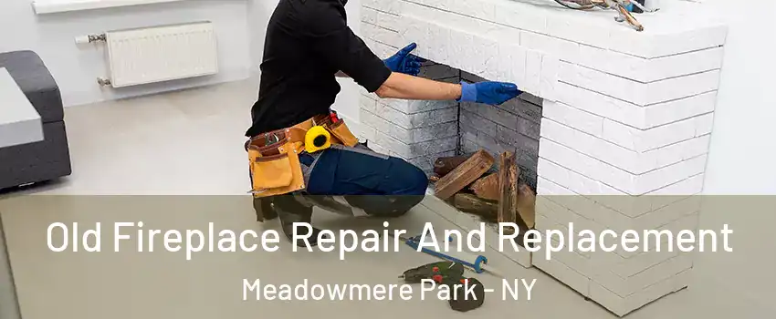 Old Fireplace Repair And Replacement Meadowmere Park - NY