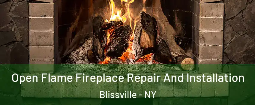 Open Flame Fireplace Repair And Installation Blissville - NY