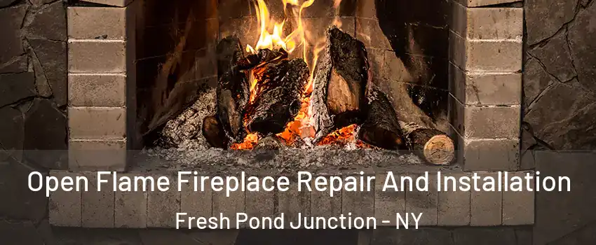 Open Flame Fireplace Repair And Installation Fresh Pond Junction - NY