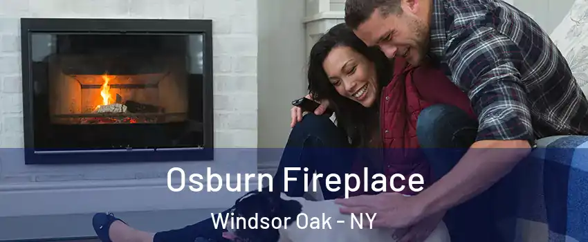 Osburn Fireplace Windsor Oak - NY