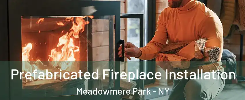 Prefabricated Fireplace Installation Meadowmere Park - NY