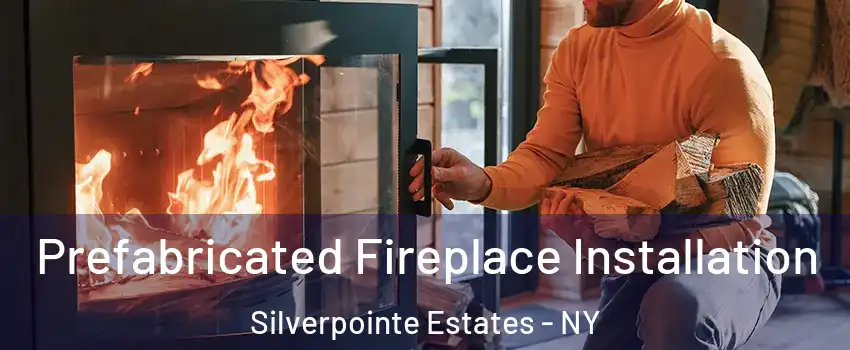 Prefabricated Fireplace Installation Silverpointe Estates - NY
