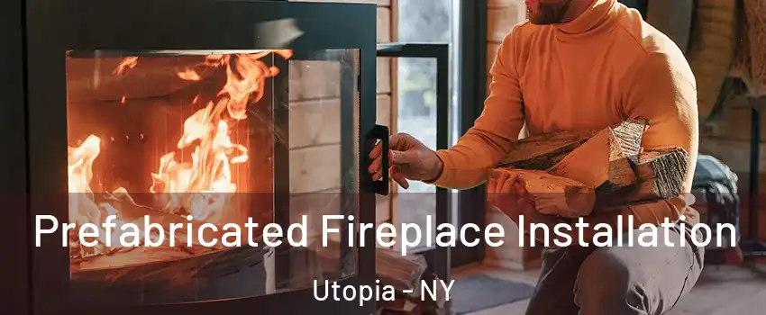 Prefabricated Fireplace Installation Utopia - NY