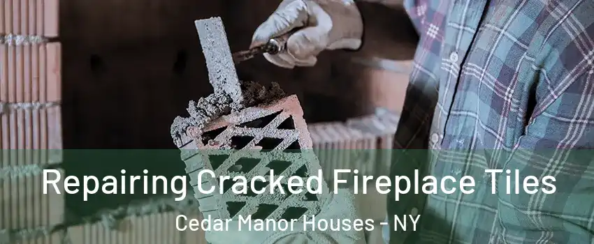 Repairing Cracked Fireplace Tiles Cedar Manor Houses - NY