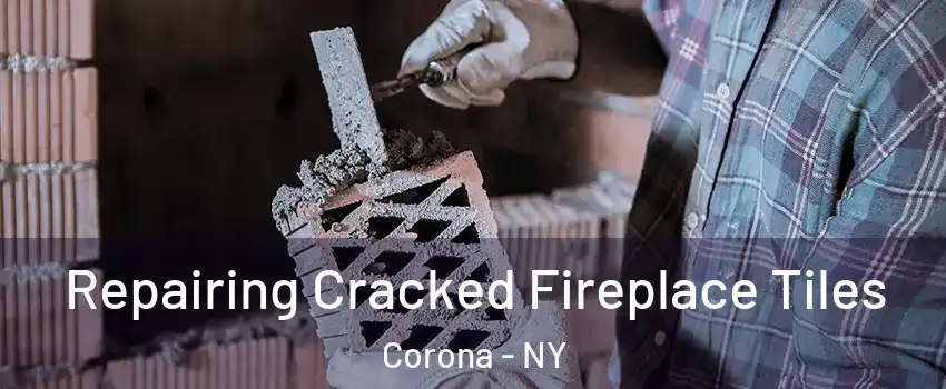 Repairing Cracked Fireplace Tiles Corona - NY